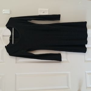 Women's Long Sleeve Gray Dress